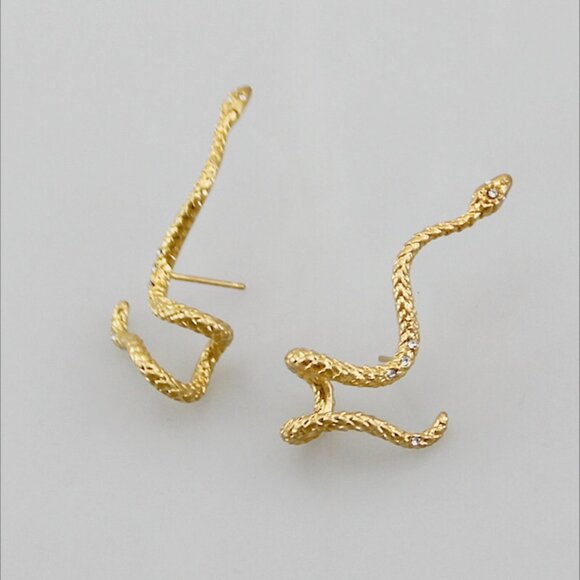 Kendra Scott Snake Stud Earrings - Picture 6 of 7